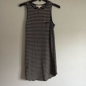 LOVE FIRE Tank dress, black & white, size small, loose fit